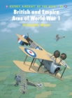 Image for British and Empire aces of World War I
