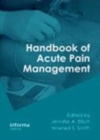 Image for Handbook of acute pain management