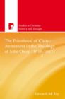 Image for Priesthood of Christ: The Atonement in the Theology of John Owen (1616-1683)