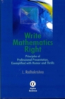 Image for Write Mathematics Right