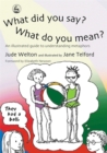 Image for What did you say? What do you mean?  : an illustrated guide to understanding metaphors