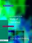 Image for An Introduction to the Study of Education