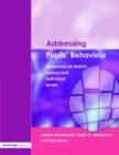 Image for Addressing pupils&#39; behaviour  : responses at district, school and individual levels