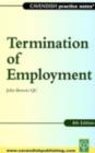 Image for Practice notes on termination of employment