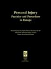 Image for Personal injury practice and procedure.