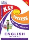 Image for Key Stage 3 English Q&amp;A success guide: Levels 4-7