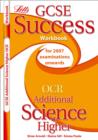 Image for OCR Gateway (B) Additional Science - Higher Tier : Workbook (2012 Exams Only)