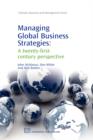 Image for Managing Global Business Strategies
