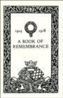 Image for Book of Remembrance 1914-1918