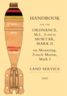 Image for Handbook for the 3-inch Mortar 1937