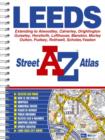 Image for Leeds A-Z street atlas  : extending to Alwoodley, Calverley, Drighlington, Guiseley, Horsforth, Lofthouse, Manston, Morley, Oulton, Pudsey, Rothwell, Scholes, Yeadon