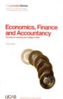 Image for Progression to Economics, Finance and Accountancy 2009 Entry
