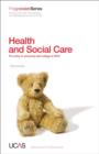 Image for Health and social care  : for entry to university and college in 2010