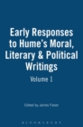 Image for Early responses to Hume&#39;s moral, literary and political writings