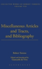 Image for Miscellaneous Articles and Tracts and Bibliography