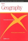 Image for GEOGRAPHY HIGHER SQA PAST PAPE