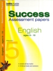 Image for English assessment success papers 9-10