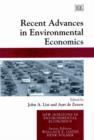 Image for Recent Advances in Environmental Economics
