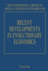 Image for Recent Developments in Evolutionary Economics