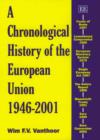 Image for A chronological history of the European Union, 1946-2001