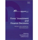 Image for Firms’ Investment and Finance Decisions