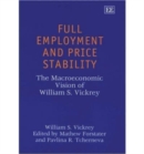 Image for Full Employment and Price Stability