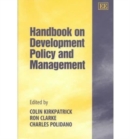 Image for Handbook on Development Policy and Management