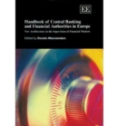 Image for Handbook of Central Banking and Financial Authorities in Europe