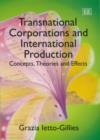 Image for Transnational Corporations and International Production