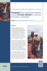 Image for Designing Water Supply and Sanitation Projects to Meet Demand in Rural and Peri-Urban Communities Book 3 : Ensuring the participation of the poor