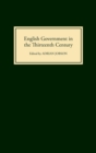Image for English Government in the Thirteenth Century