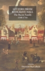 Image for Letters from Redgrave Hall  : the Bacon family, 1340-1744