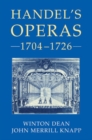 Image for Handel&#39;s operas, 1704-1726
