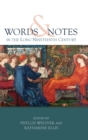 Image for Words and notes in the long nineteenth century
