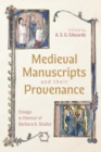 Image for Medieval Manuscripts and their Provenance : Essays in Honour of Barbara A. Shailor