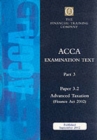 Image for Acca Part 3: Paper 3.2 - Advanced Taxation Fa2002 : Exam Text