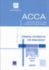 Image for Financial information for management  : professional examinations