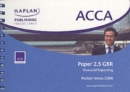 Image for ACCA Paper 2.5 Gbr Financial Reporting