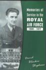 Image for Memories of Service in the Royal Air Force 1939-1977