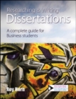 Image for Researching and Writing Dissertations