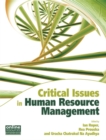 Image for Critical issues in human resource management