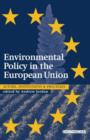 Image for Environmental Policy in the EU : Actors, Institutions and Processes; 2nd Edition