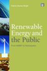 Image for Renewable energy and the public  : from NIMBY to participation
