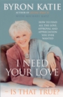 Image for I need your love - is that true?  : how to find all the love, approval and appreciation you ever wanted