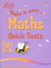 Image for Maths Age 5-6 : Quick Tests