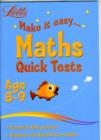 Image for Maths Age 8-9 : Quick Tests