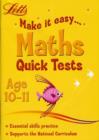 Image for Maths Age 10-11 : Quick Tests