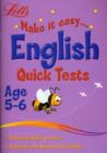Image for English Age 5-6 : Quick Tests