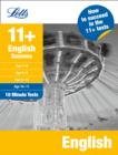 Image for 11+ English success  : how to succeed in the 11+ testsAge 10-11,: 10-minute tests