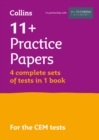 Image for 11+ Verbal Reasoning, Non-Verbal Reasoning &amp; Maths Practice Papers (Bumper Book with 4 sets of tests)